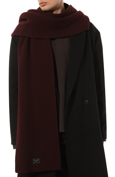 Шарф из шерсти и кашемира DOLCE & GABBANA, арт. GXK64T/JEMQ5, фото 2