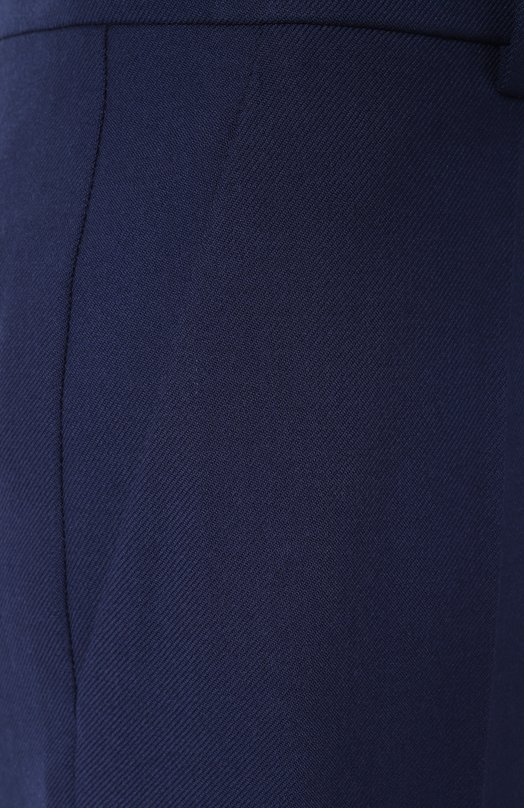 Шерстяные брюки Valentino 6B3RB66590T Синий  6B3RB66590T Фото 6