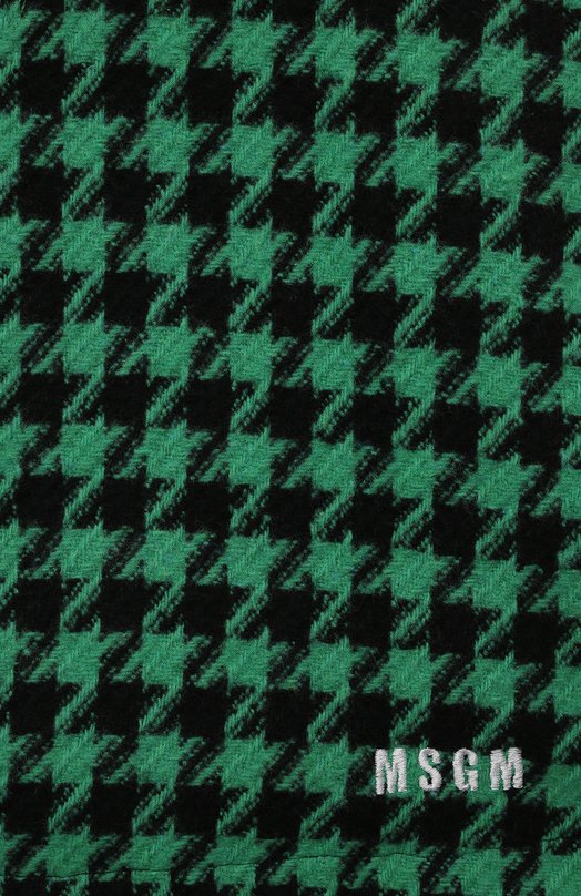 Хлопковое платье MSGM kids Зелёный, фото 3