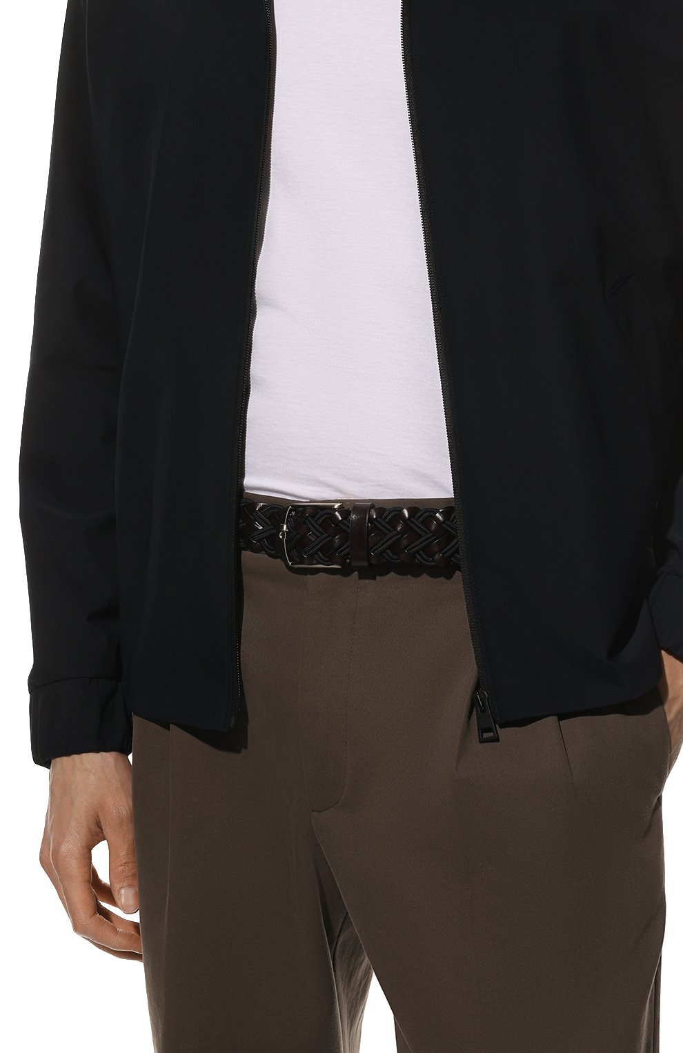 Ремень CANALI темно-синего цвета по цене 35550 руб., арт. 50C/KC00347, фото 2 Ремень CANALI, арт. 50C/KC00347, фото 2