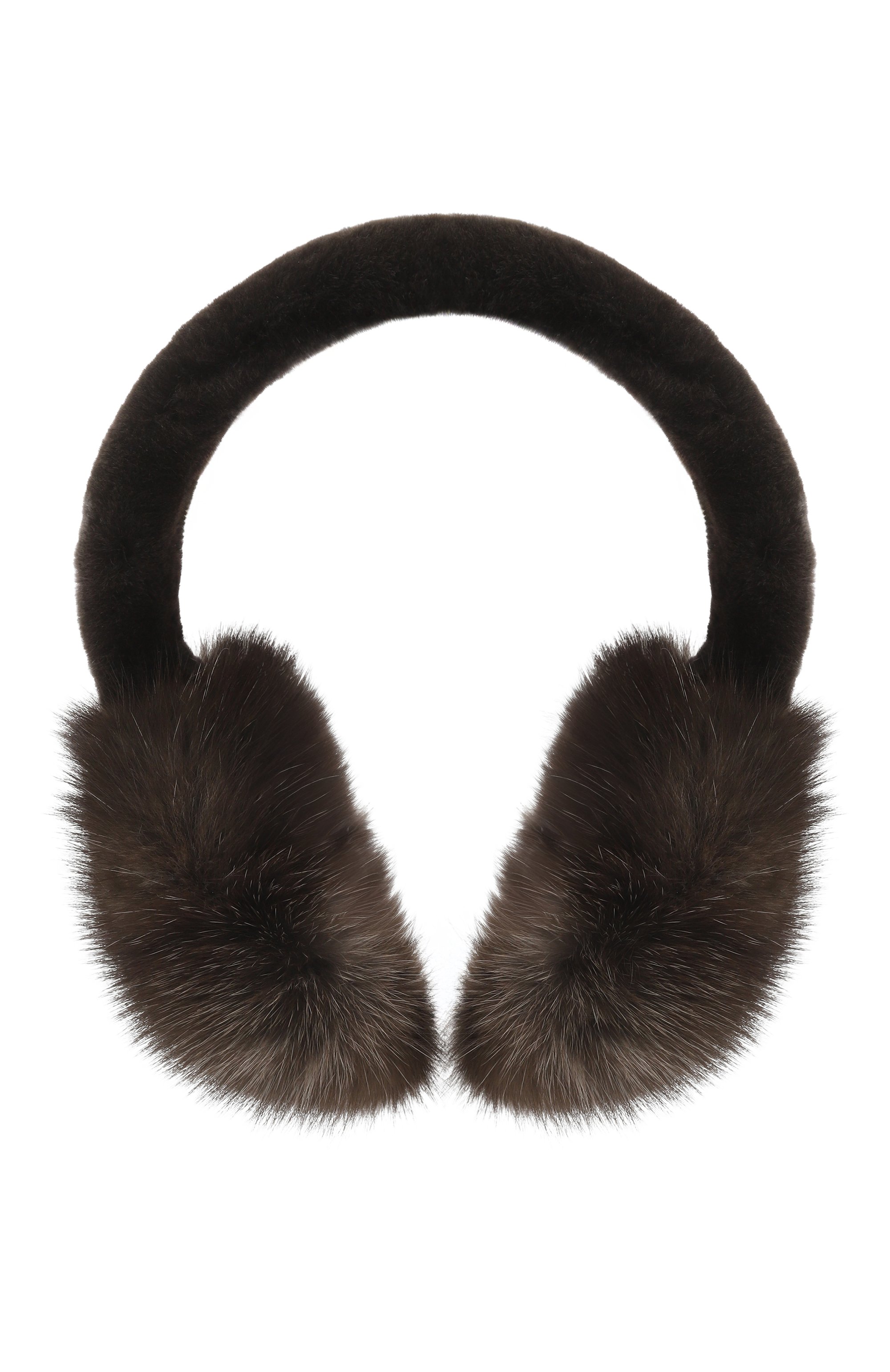 Меховые наушники из норки и соболя VICTORIA KUSENKOVA, арт. 990213504087, фото 2