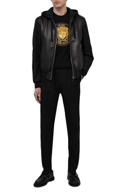 Кожаные топсайдеры FENDI, арт. 7D1407 A5JX, фото 2