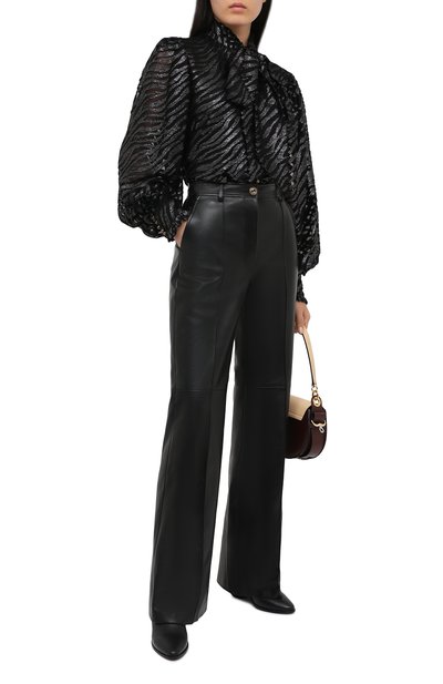 Кожаные брюки GUCCI, арт. 629532/XN336, фото 2