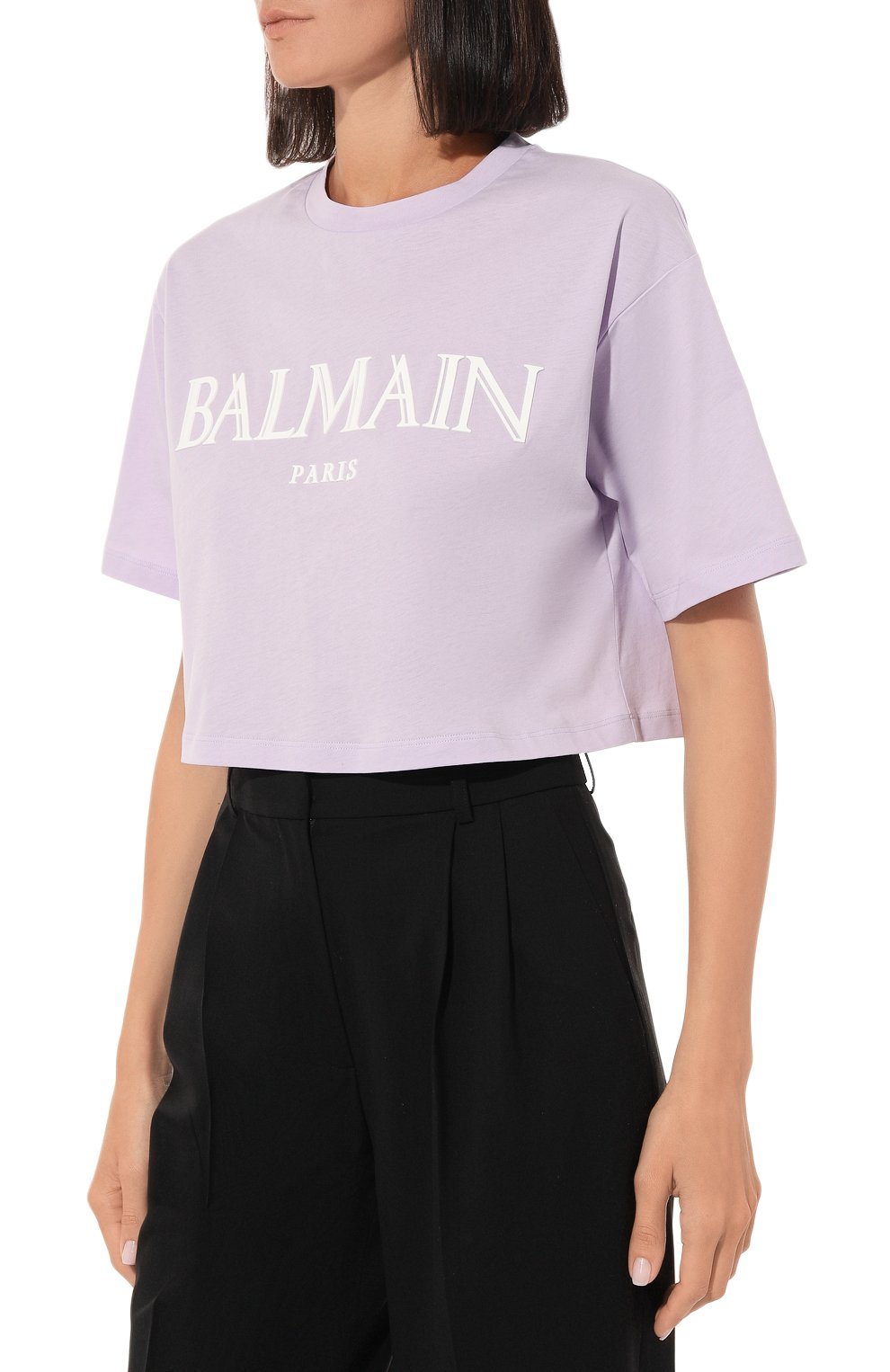 Хлопковая футболка BALMAIN, арт. AF0EE020BC27, фото 3