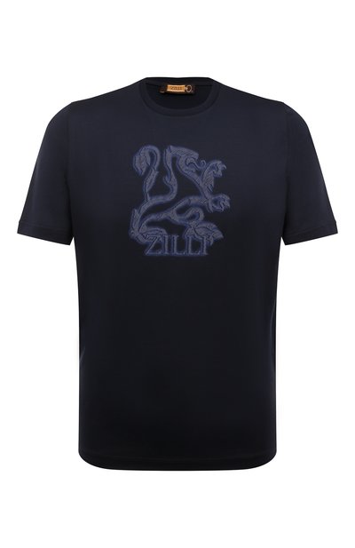 Хлопковая футболка ZILLI, арт. MBZ-NT530-GRIF1/MC01, фото 1