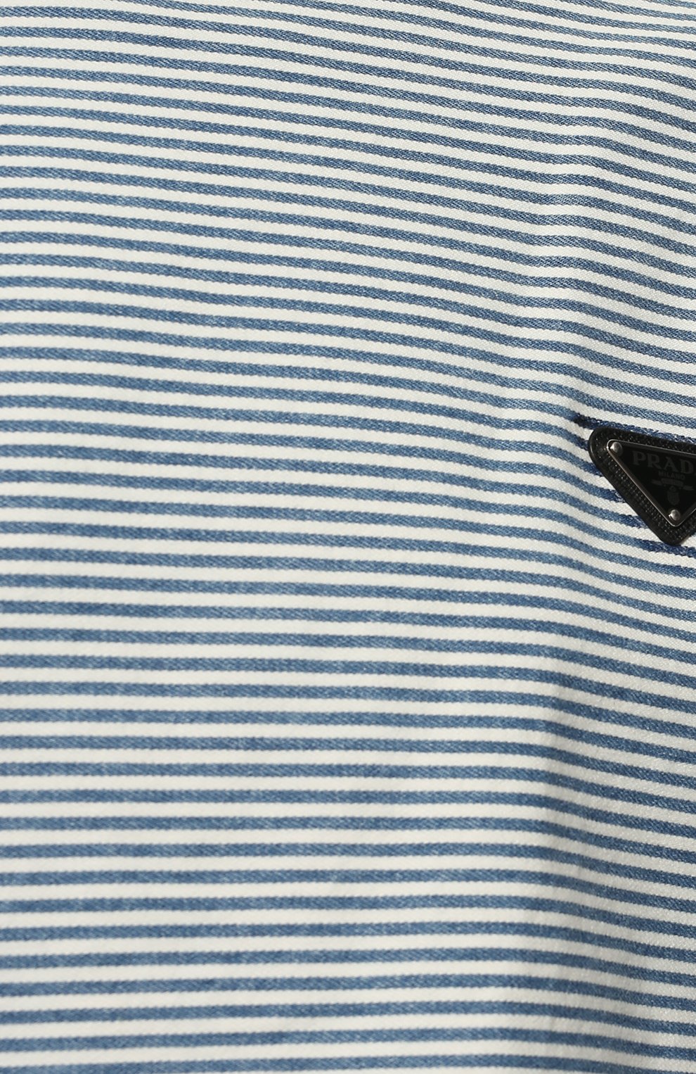 Джинсовое платье PRADA голубого цвета по цене 205000 руб., арт. GFA125-10G3-F0E93-221, фото 5 Джинсовое платье PRADA, арт. GFA125-10G3-F0E93-221, фото 5