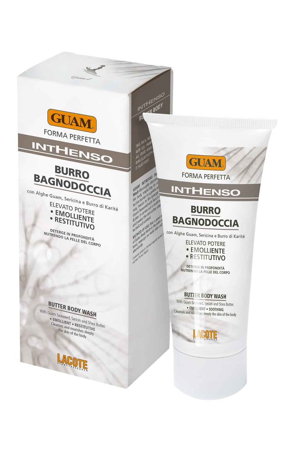 Молочко для душа с маслом карите inthenso (150ml) GUAM, арт. 8025021234717, фото 2