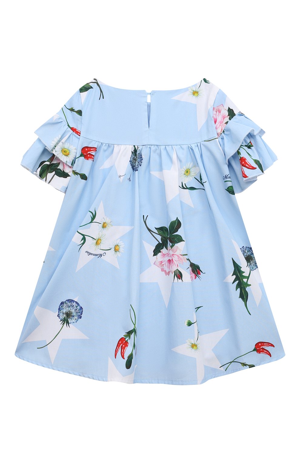 Хлопковое платье MONNALISA, арт. 11C903, фото 2