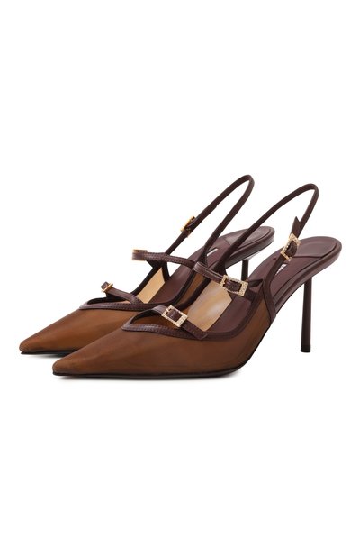 Женские текстильные туфли morgana 80 LE SILLA, арт. 4293D080BXPPNEM/