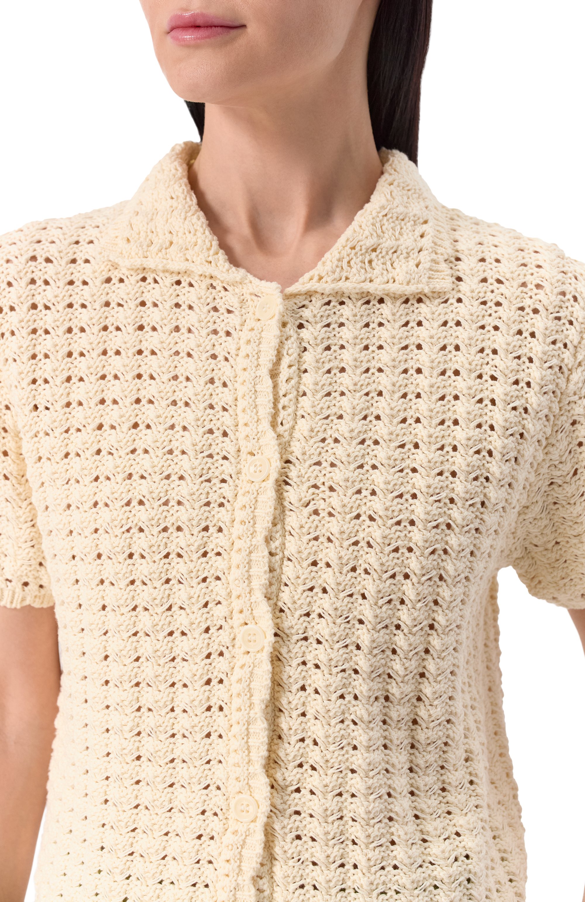 Хлопковый кардиган DUNST, арт. UDSW5B123IV, фото 5