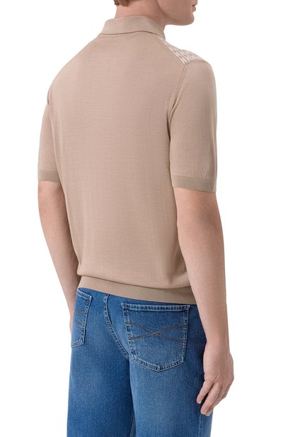 Поло из шелка и хлопка STEFANO RICCI, арт. K212038P31/F26194, фото 4