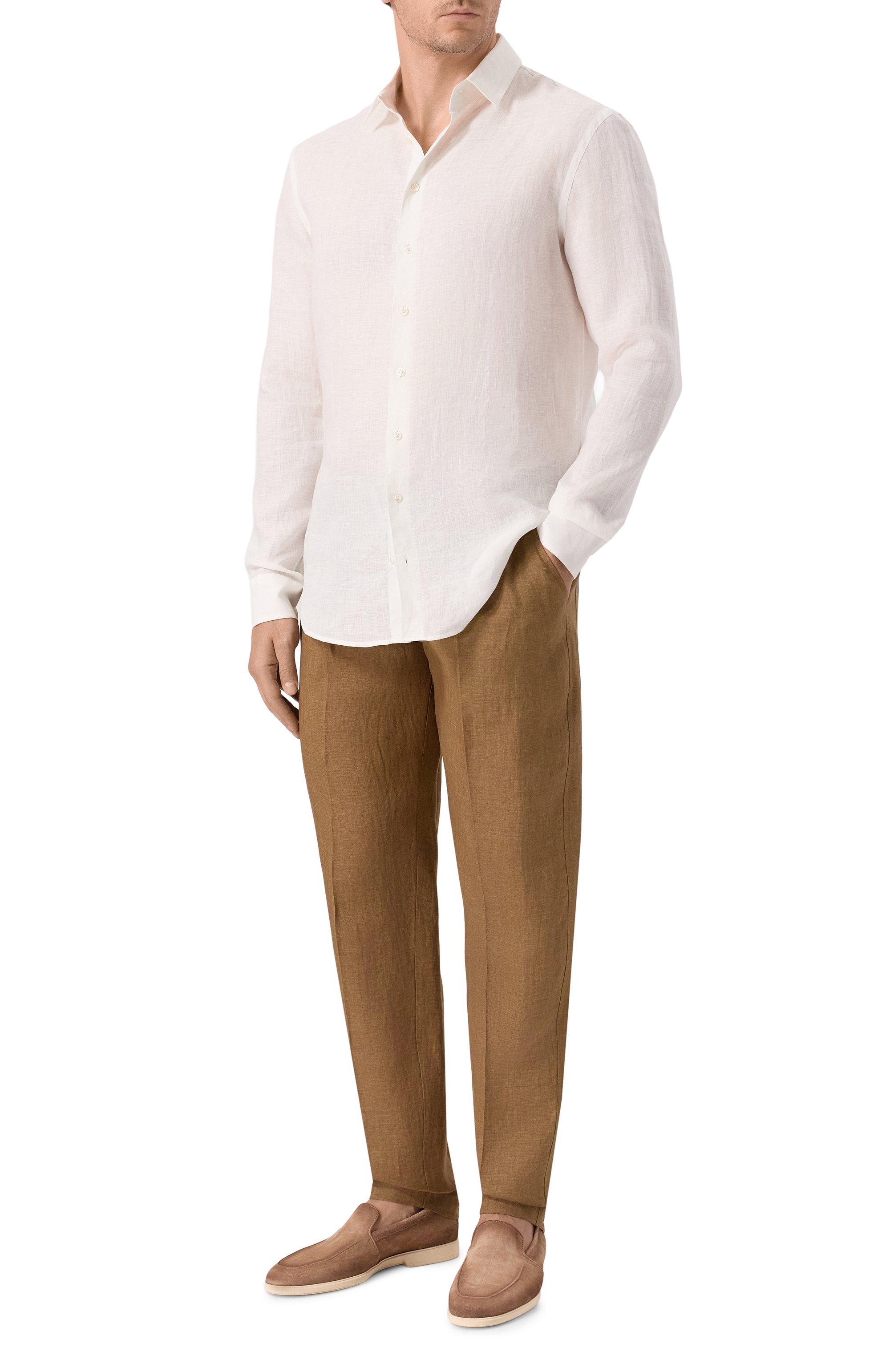 Льняные брюки FEDELI, арт. TU000526/LIN0 UNIT0, фото 2