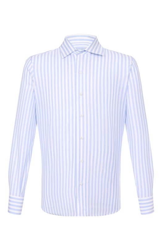 Рубашка из хлопка и льна MVST M0RBIDA/R0BERT0/R0UND/300-C0TT0N/LINEN Голубой M0RBIDA/R0BERT0/R0UND/300-C0TT0N/LINEN