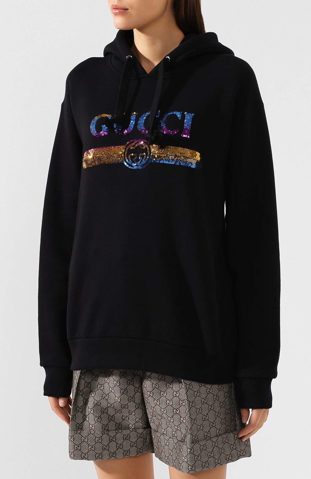 Хлопковое худи GUCCI, арт. 469251/XJASC, фото 3