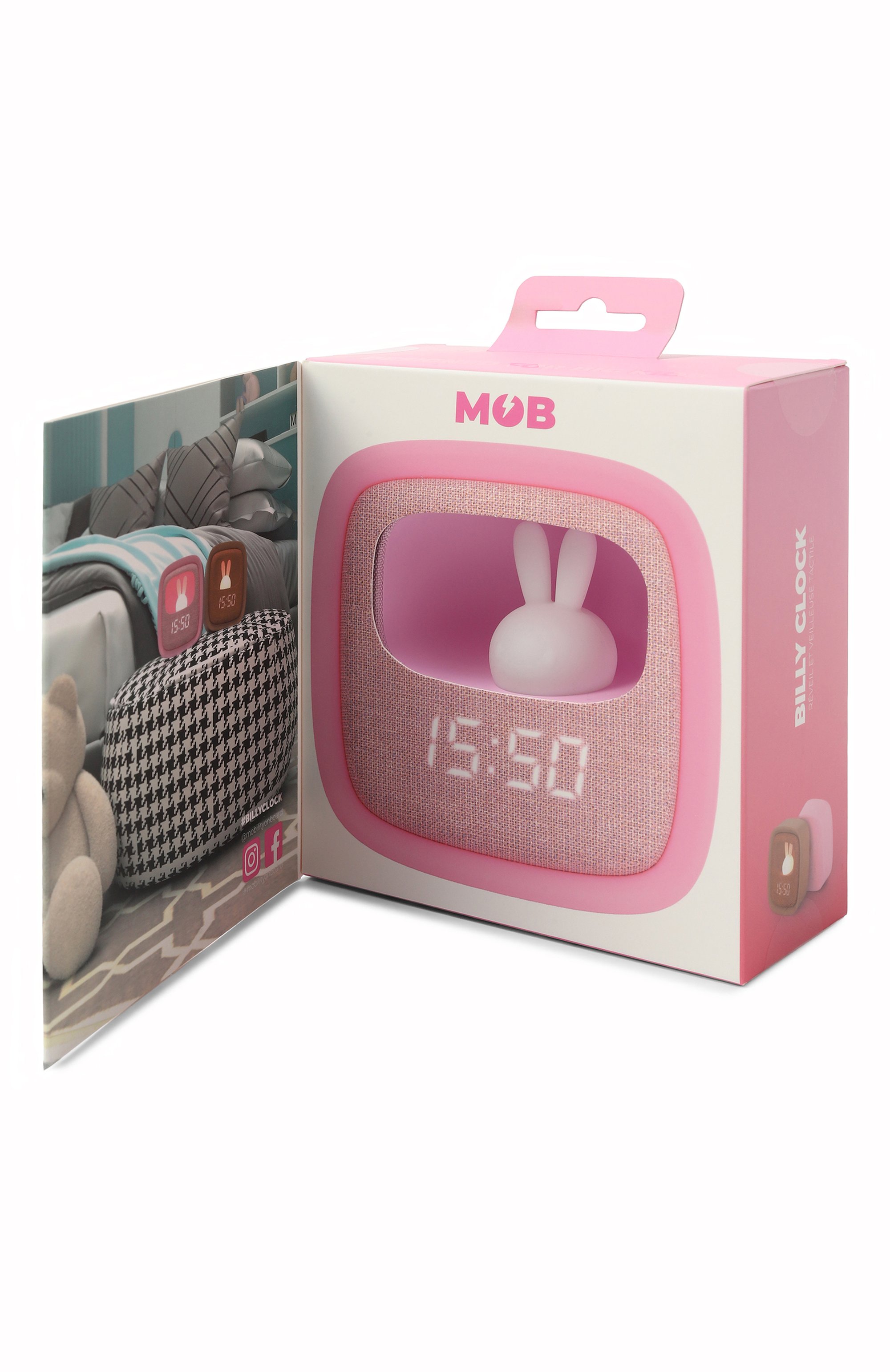 Светильник-часы billy clock and light - marshmallow PLAYFOREVER, арт. BILLY-MARSH-03, фото 2