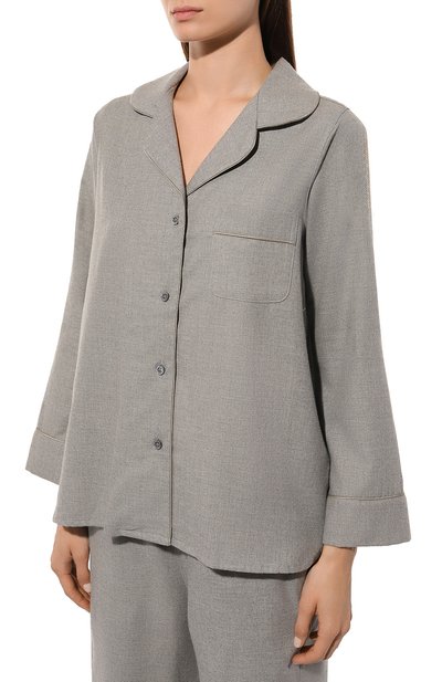 Пижама из хлопка и шерсти ZIMMERLI, арт. 4600-11000, фото 3