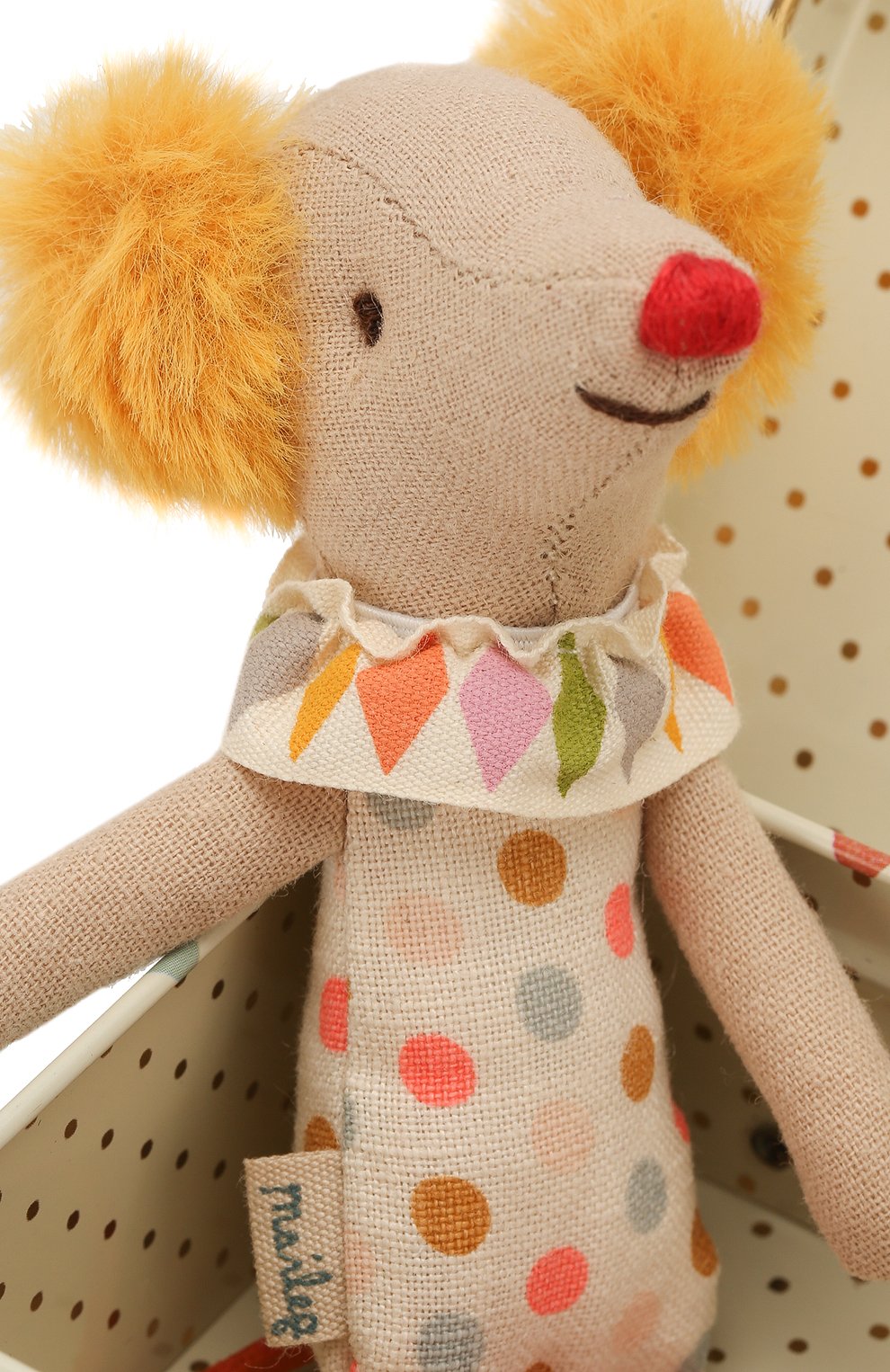 Игрушка мышонок клоун стилт MAILEG, арт. 16-7746-01, фото 5