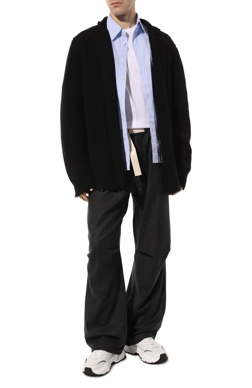 Шерстяные брюки DARKPARK темно-серого цвета по цене 72600 руб., арт. MTR09/FAW02, фото 2 Шерстяные брюки DARKPARK, арт. MTR09/FAW02, фото 2