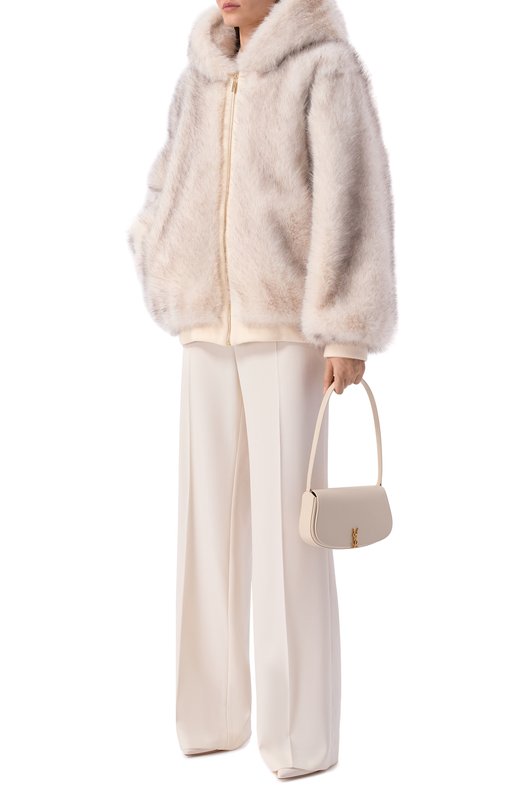 Шуба Elie Saab J0181NF25/FR006 Кремовый  J0181NF25/FR006 Фото 2