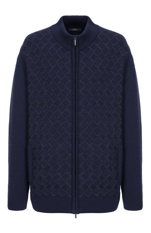 Кашемировый кардиган Zilli KZMC01M0320VTARS0_001 Синий KZMC01M0320VTARS0_001