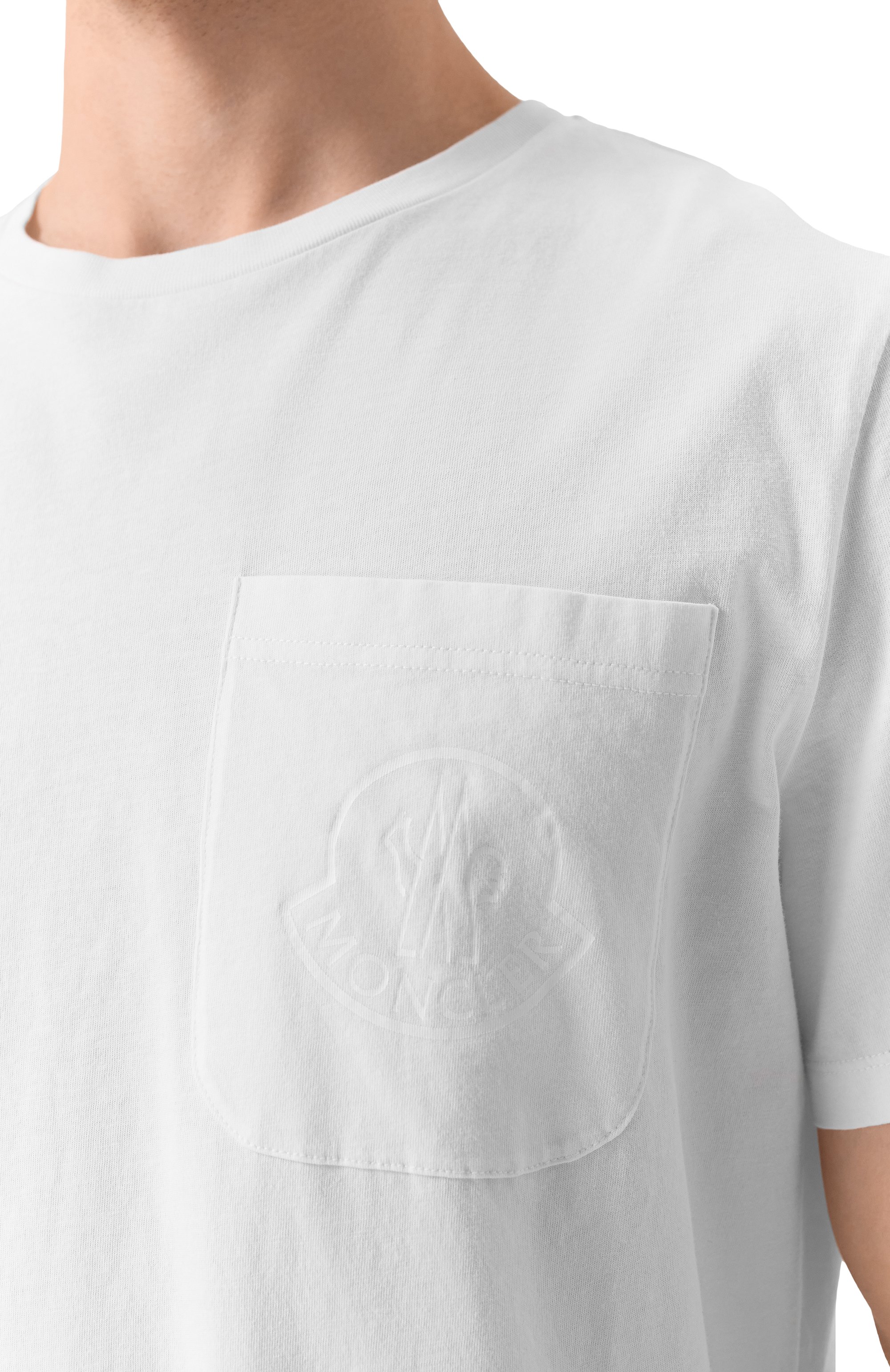 Хлопковая футболка MONCLER, арт. 8C777/829H8, фото 5