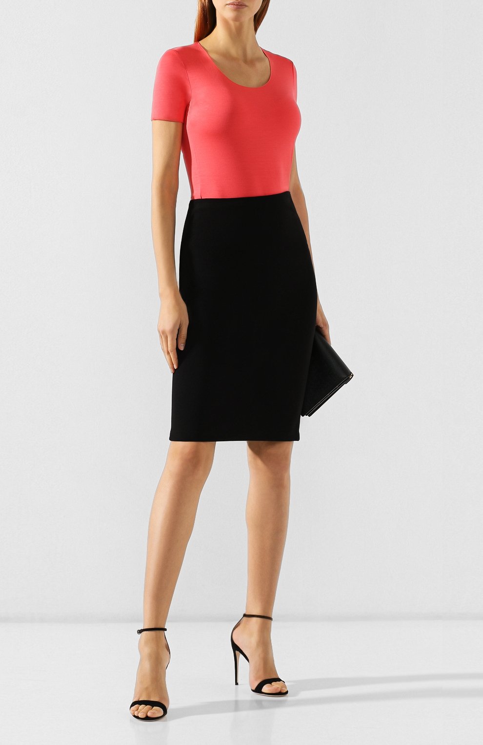 Футболка из вискозы  EMPORIO ARMANI, арт. 8N2M6A/2J85Z, фото 2