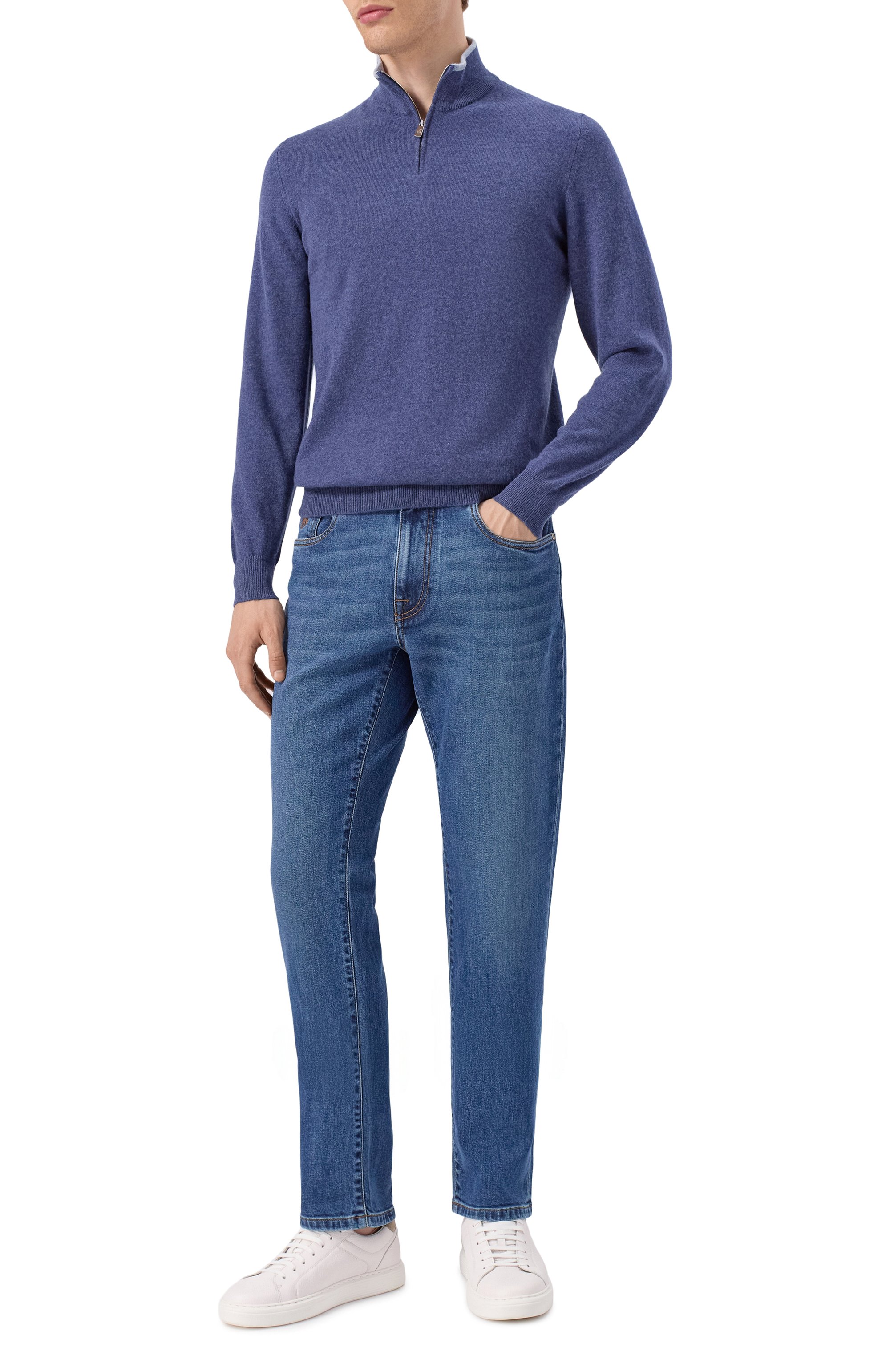 Кашемировый джемпер FEDELI, арт. MU007003T, фото 2