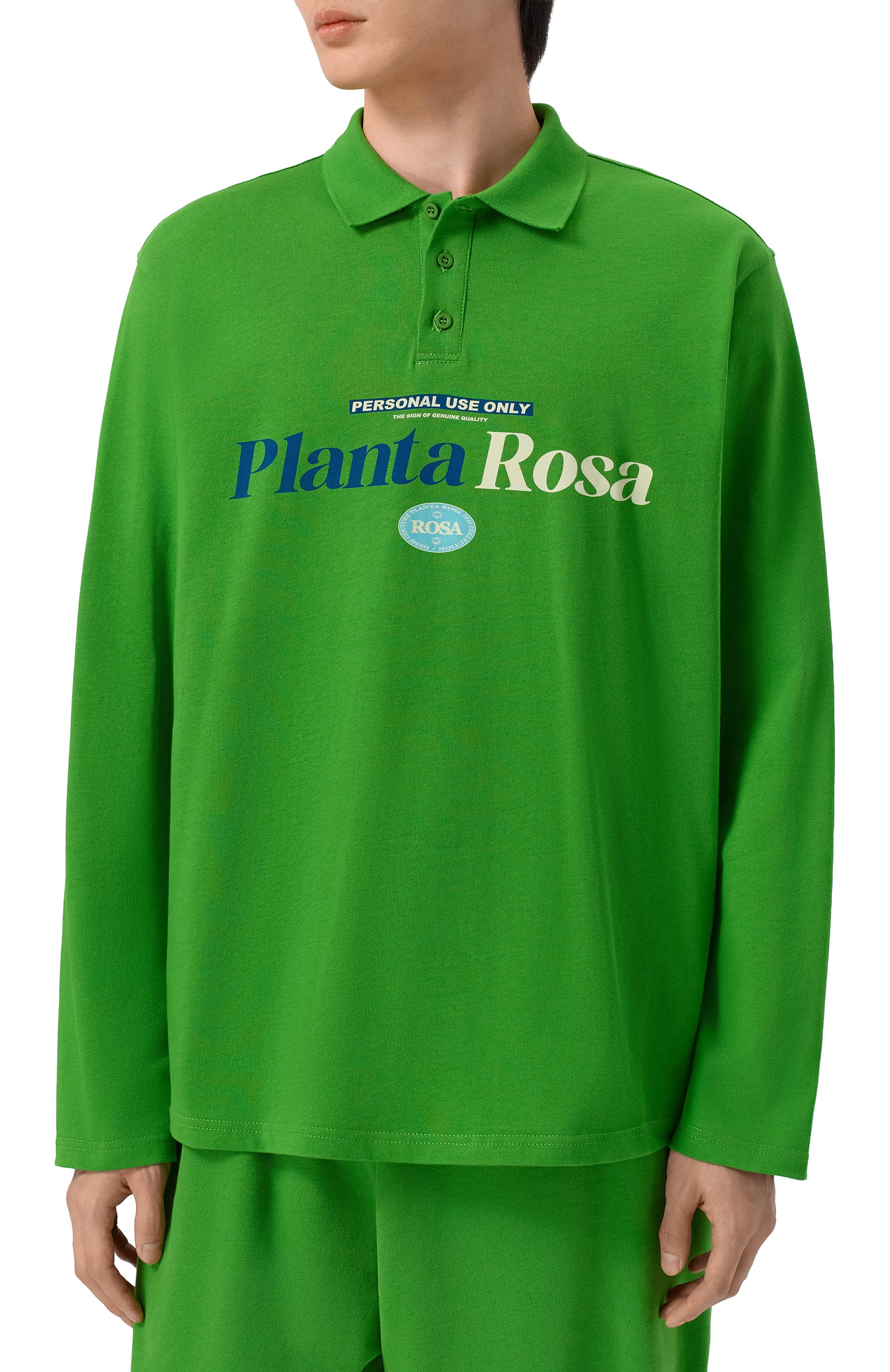 Хлопковое поло PLANTA ROSA, арт. PR/POLOLONG/PERSONAL/220, фото 3
