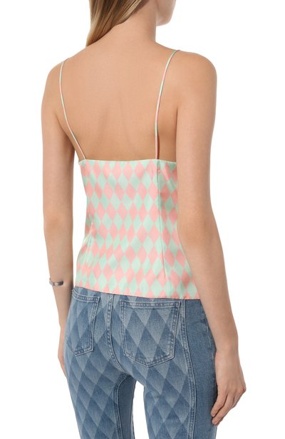 Шелковый топ BALMAIN, арт. DF1AD231/SE01, фото 4