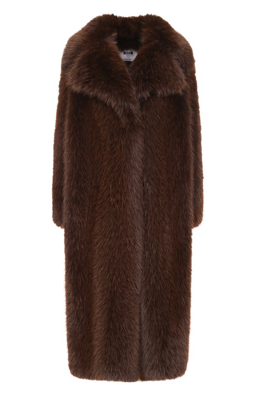 Шуба MSGM 3942MDC02/257814 Коричневый 3942MDC02/257814