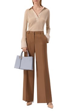 Женская сумка furla nuvola FURLA голубого цвета, арт. WB01336/BX2045 | Фото 7 (Размер: medium; Ремень/цепочка: На ремешке; Материал: Натуральная кожа)