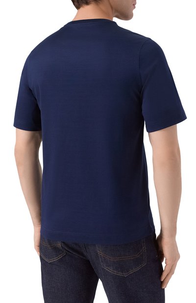 Хлопковая футболка ZILLI, арт. TSR02AM0100VZLE00, фото 4