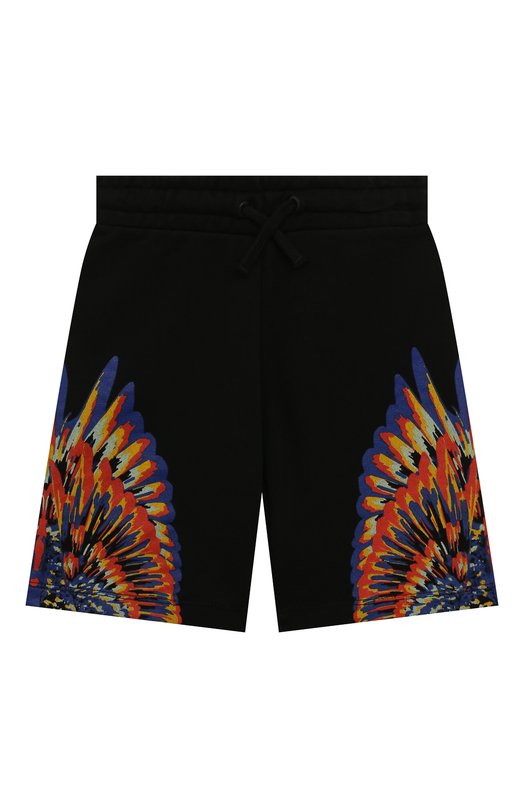 

Хлопковые шорты Marcelo Burlon Kids of Milan, Чёрный