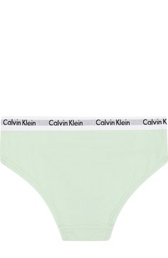 Детские комплект из двух пар трусов с логотипом бренда CALVIN KLEIN серого цвета, арт. G80G895001/4-7 | Фото 4 (Статус проверки: Проверена категория; Материал внешний: Хлопок; Девочки Кросс-КТ: Комплект-белье; Рукава: Короткие; Материал сплава: Проставлено; Драгоценные камни: Проставлено)