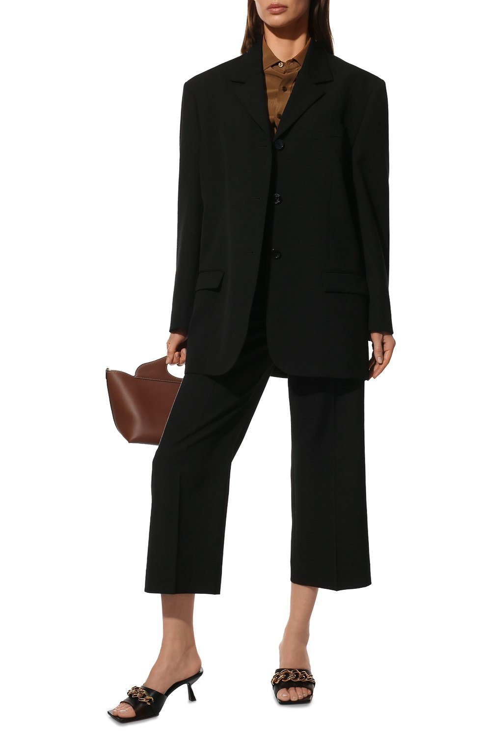 Брюки ACNE STUDIOS черного цвета по цене 51700 руб., арт. AK0509, фото 2 Брюки ACNE STUDIOS, арт. AK0509, фото 2