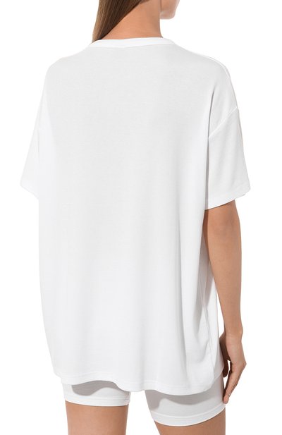 Футболка HUGO белого цвета по цене 5665 руб., арт. 50495333, фото 4 Футболка HUGO, арт. 50495333, фото 4