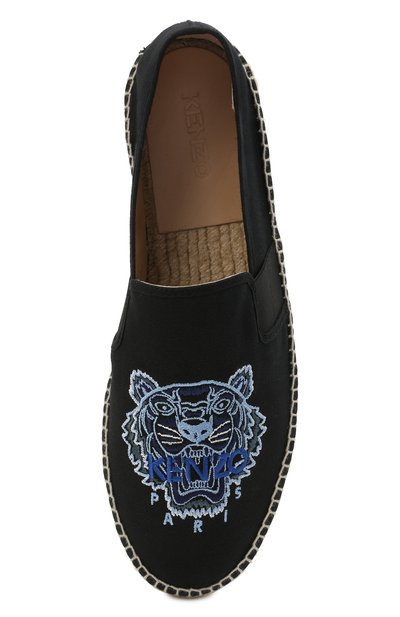 Текстильные эспадрильи KENZO черного цвета по цене 21750 руб., арт. FB55ES188F70, фото 5 Текстильные эспадрильи KENZO, арт. FB55ES188F70, фото 5
