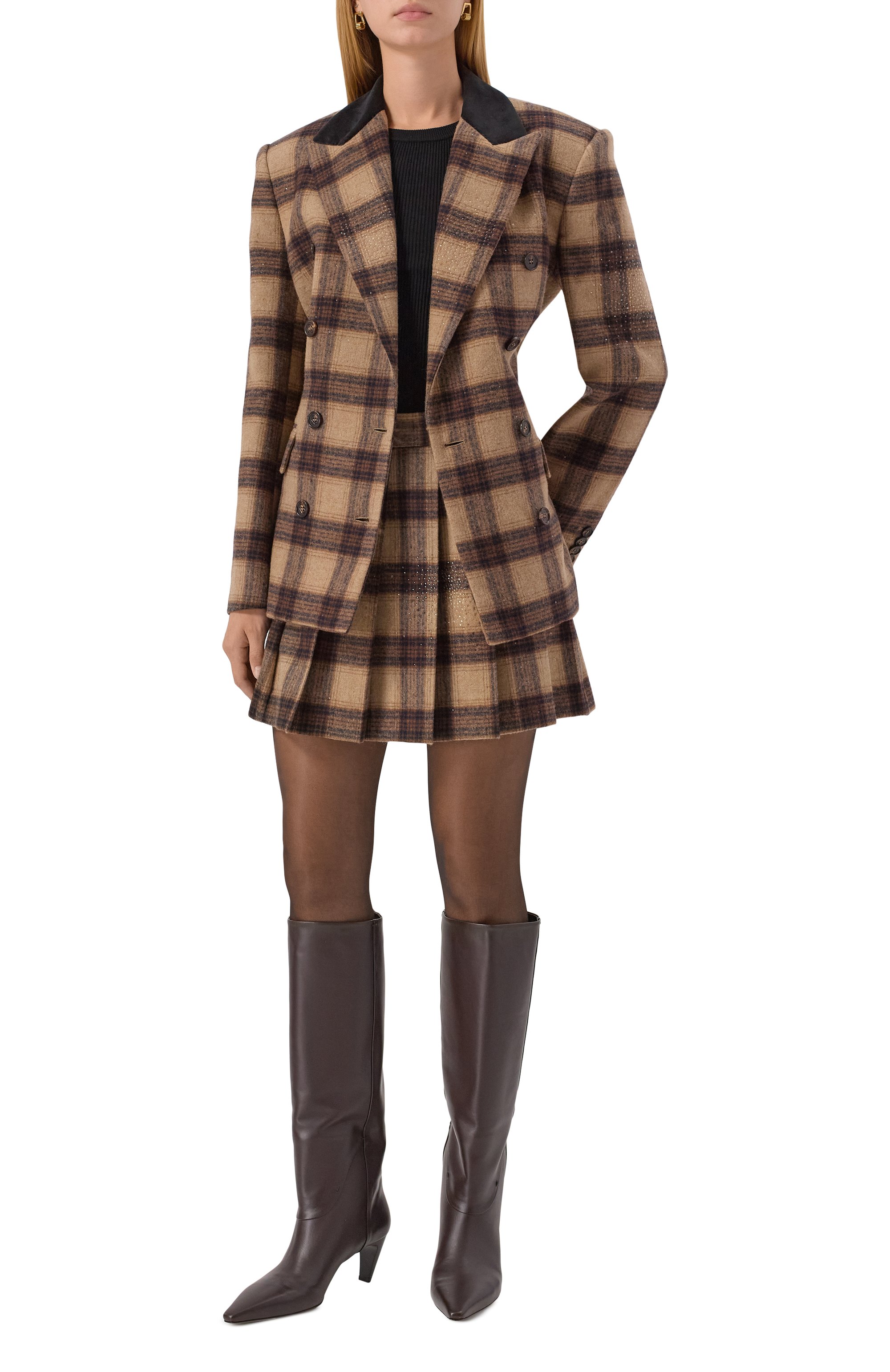 Шерстяная юбка GIUSEPPE DI MORABITO, арт. 05FWSK152C 05302, фото 2