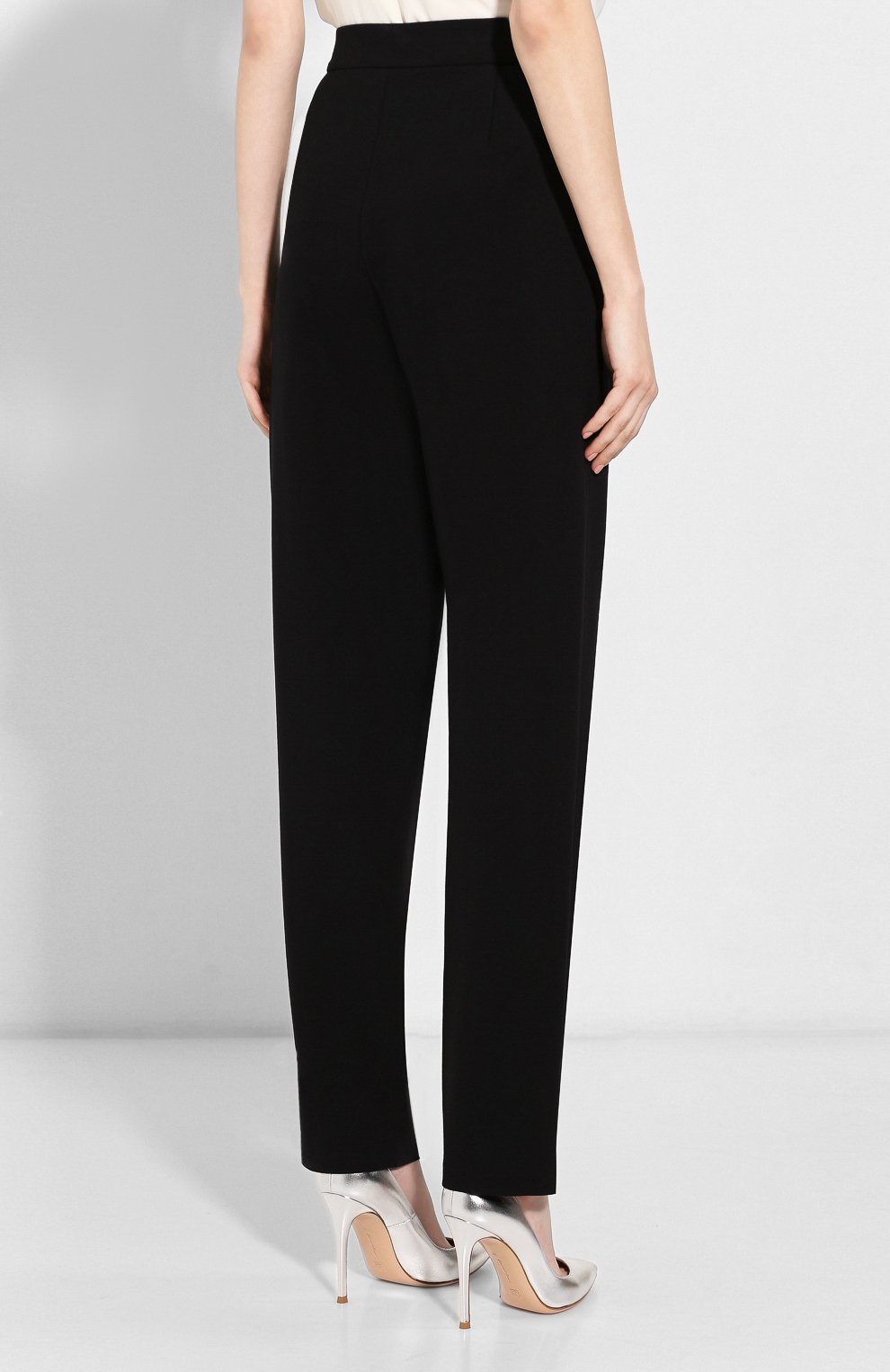 Брюки EMPORIO ARMANI черного цвета по цене 41900 руб., арт. 6G2P8A/2JFAZ, фото 4 Брюки EMPORIO ARMANI, арт. 6G2P8A/2JFAZ, фото 4