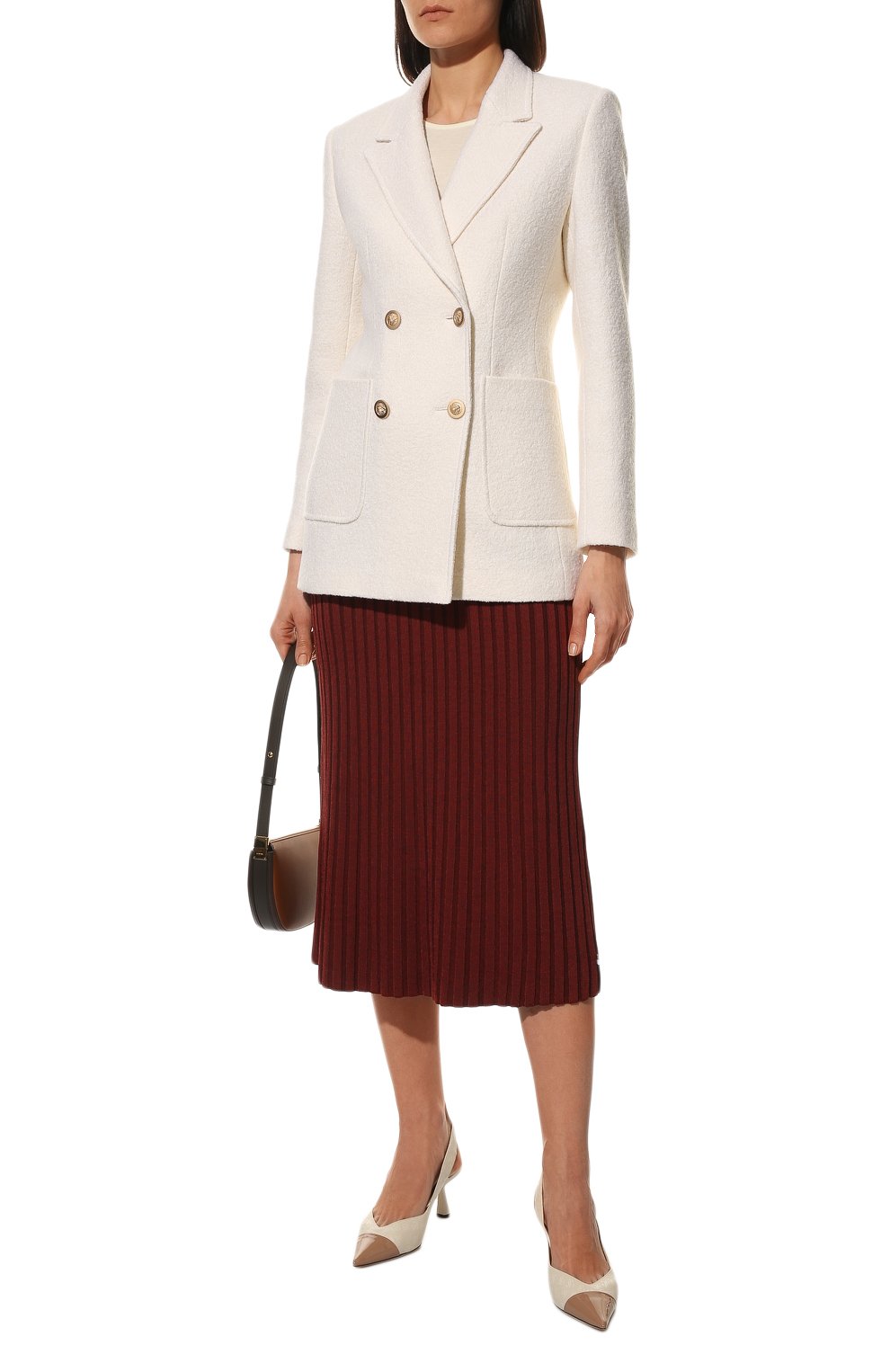 Шерстяной жакет SEVEN LAB молочного цвета по цене 29400 руб., арт. JV milk, фото 2 Шерстяной жакет SEVEN LAB, арт. JV milk, фото 2