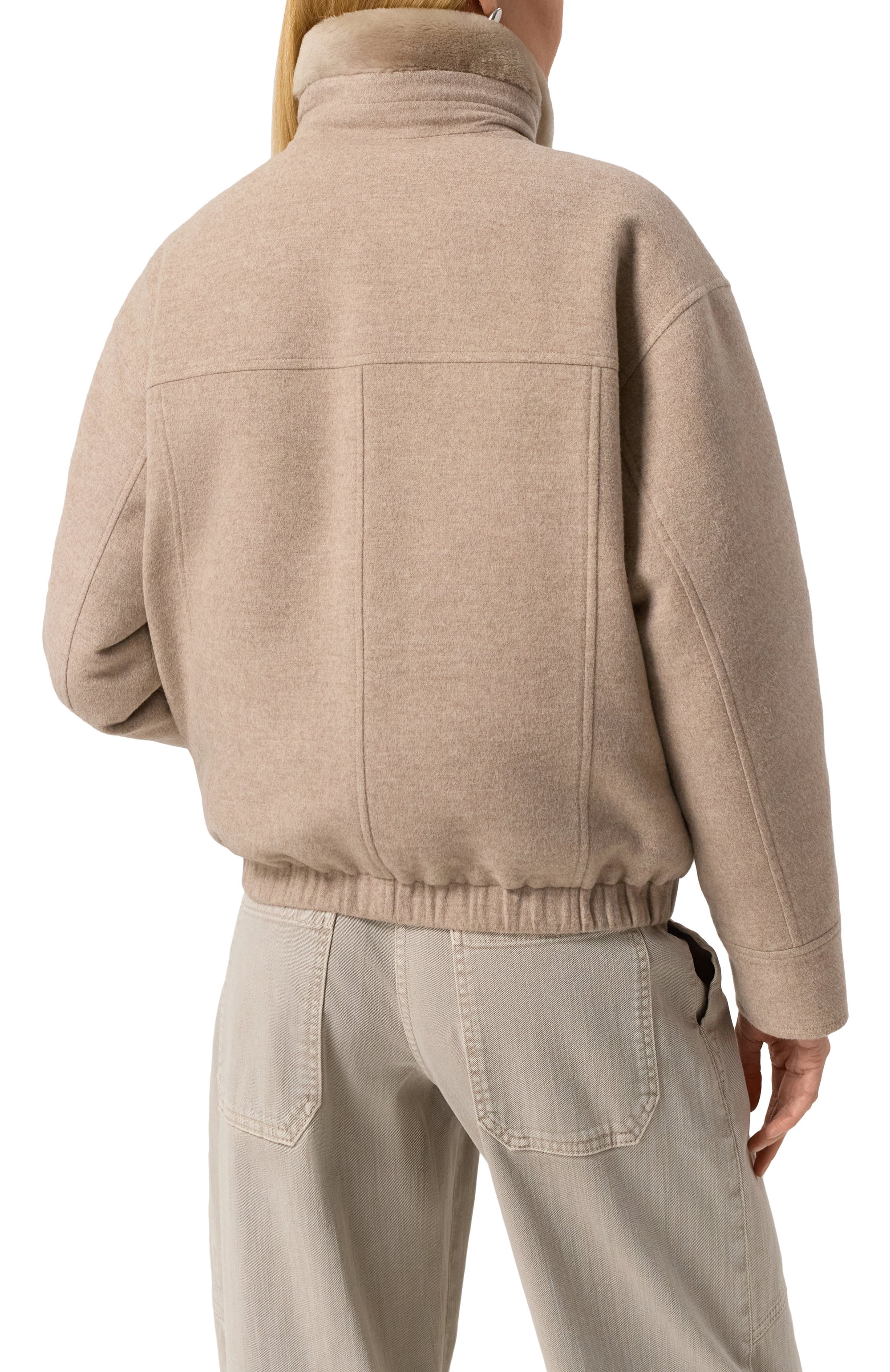 Кашемировая куртка с отделкой из овчины MVST, арт. KTBCK-X1216-2, фото 4