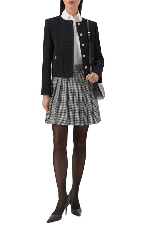 Плиссированная юбка HUGO 50555801 Чёрно-белый  50555801 Фото 2