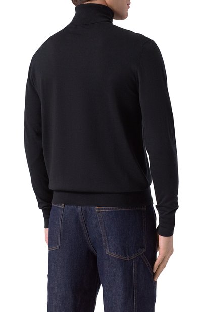 Шерстяная водолазка DRIES VAN NOTEN черного цвета по цене 76450 руб., арт. 021200-2700-900, фото 4 Шерстяная водолазка DRIES VAN NOTEN, арт. 021200-2700-900, фото 4