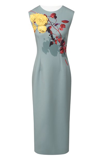 Женское платье с принтом DRIES VAN NOTEN, арт. 192-31036-8411