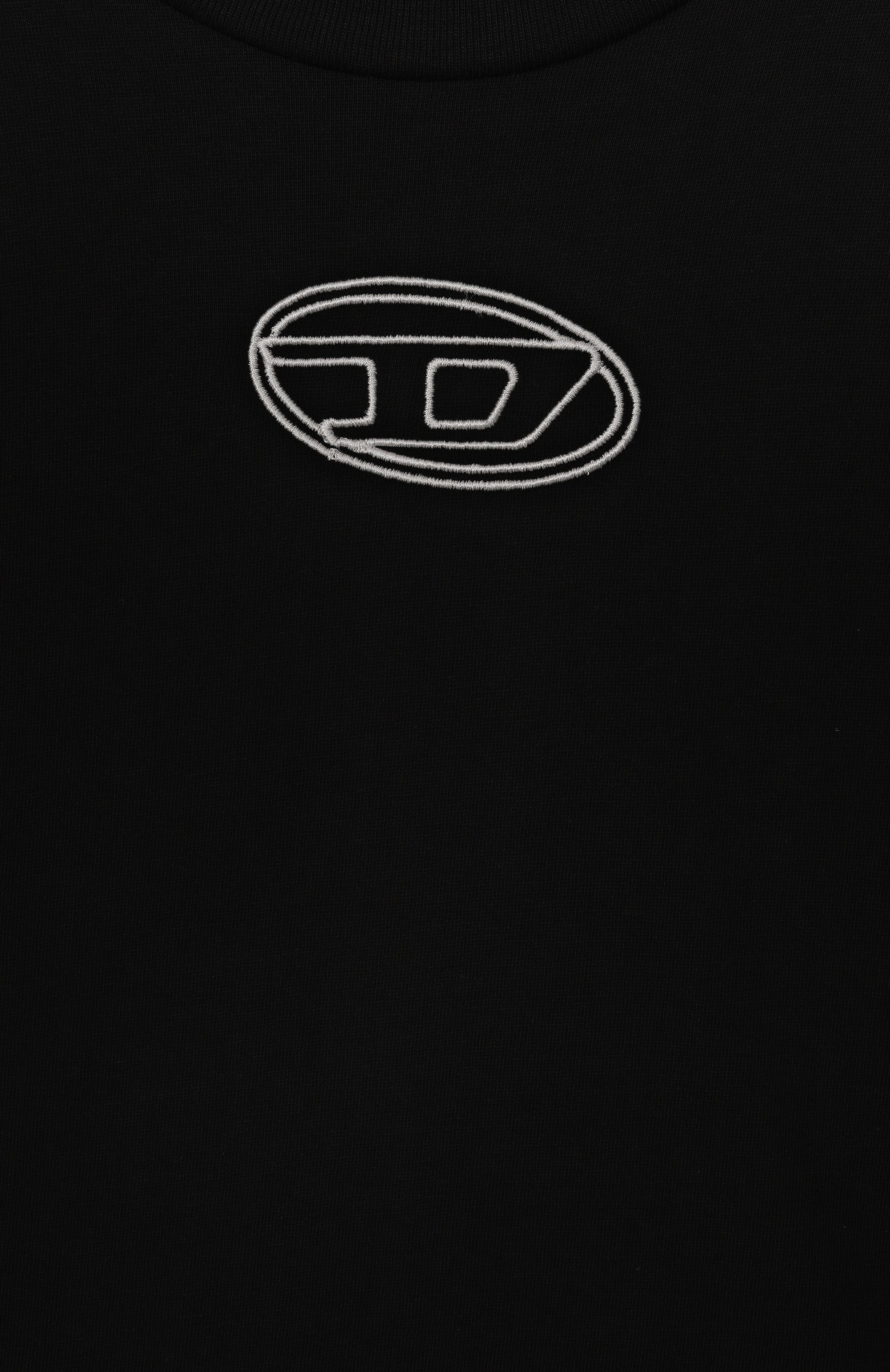 Хлопковый лонгслив DIESEL черного цвета по цене 9680 руб., арт. J02431/00YI9, фото 3 Хлопковый лонгслив DIESEL, арт. J02431/00YI9, фото 3