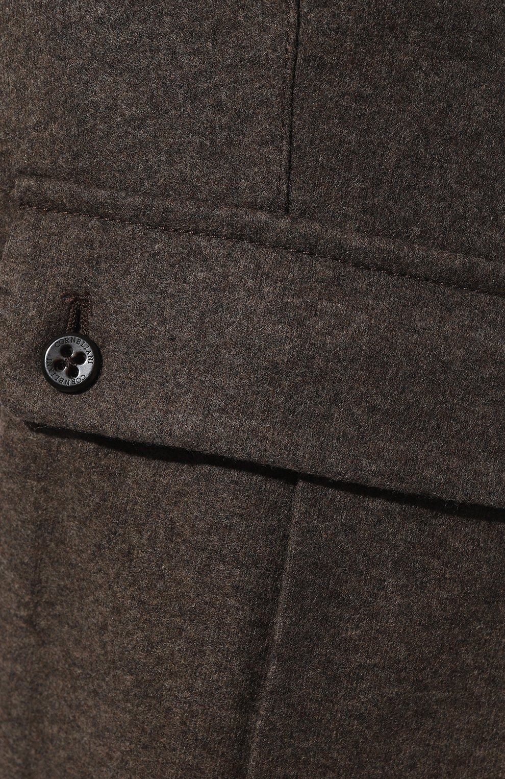 Шерстяные брюки-карго CORNELIANI, арт. 924L14-3818801, фото 5
