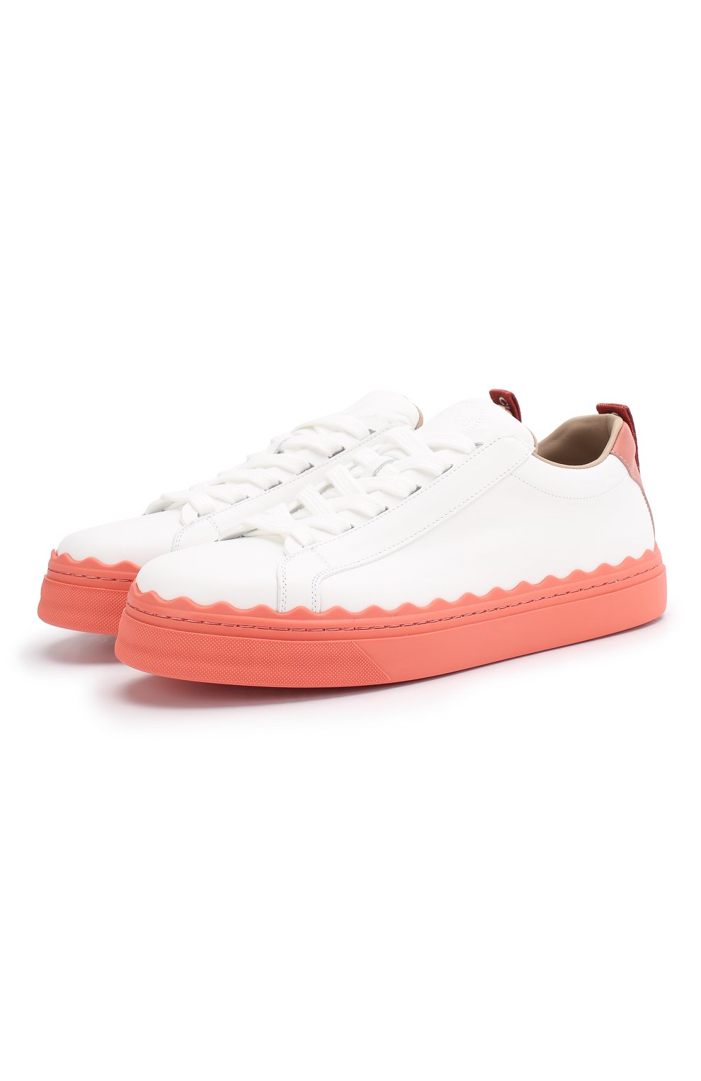 Кожаные кеды lauren CHLOÉ, арт. CHC20U108M1, фото 1