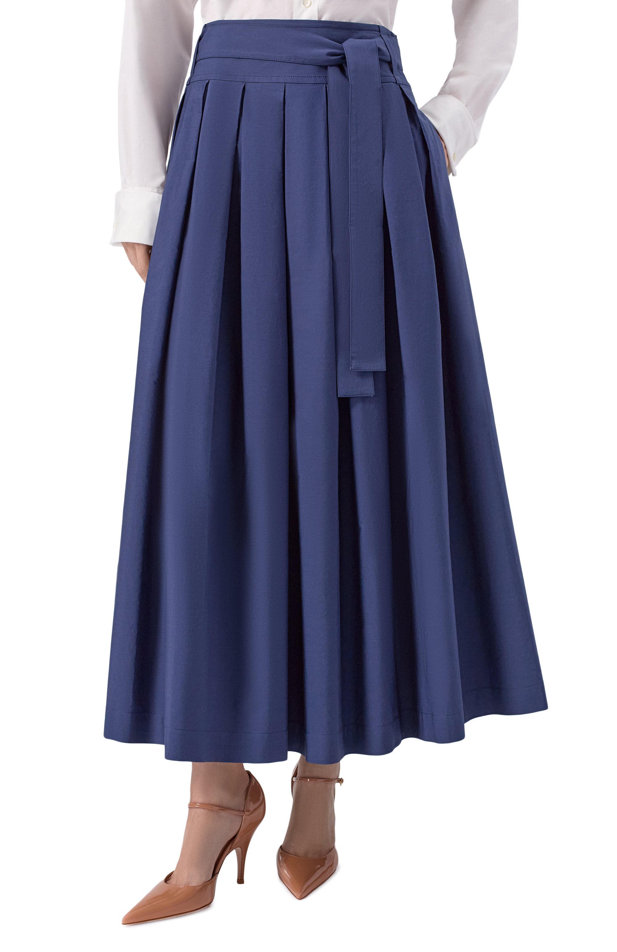 Хлопковая юбка WEEKEND MAX MARA, арт. AGIATE, фото 3