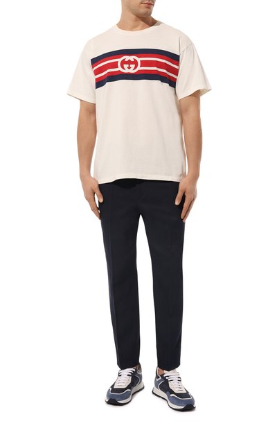 Хлопковая футболка GUCCI, арт. 616036 XJDAG, фото 2