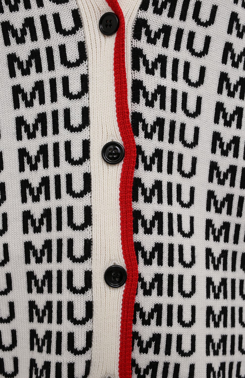 Шерстяной кардиган MIU MIU, арт. MMF198-1V8X-F0304, фото 5